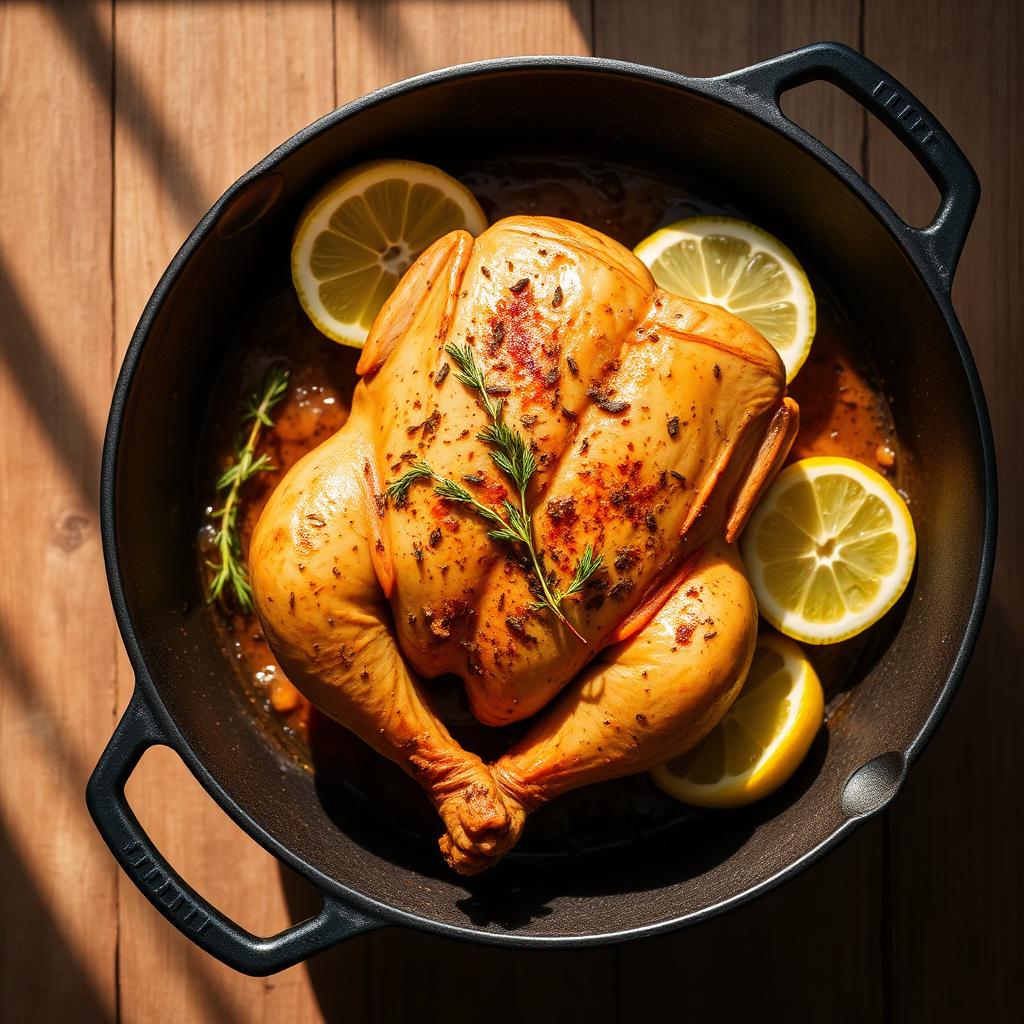 Sheet-pan lemon chicken